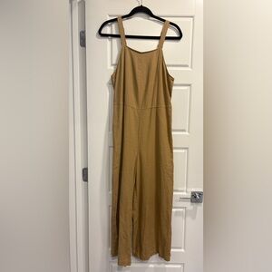 Mossimo Linen Rayon Blend Overalls Womens Medium Cottagecore Garden Witch Retro